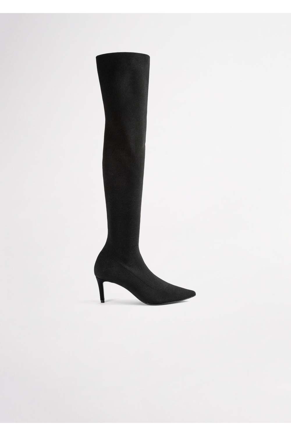 Tony Bianco Womens Over The Knee Boots New Release - Black Gracie 6.5cm